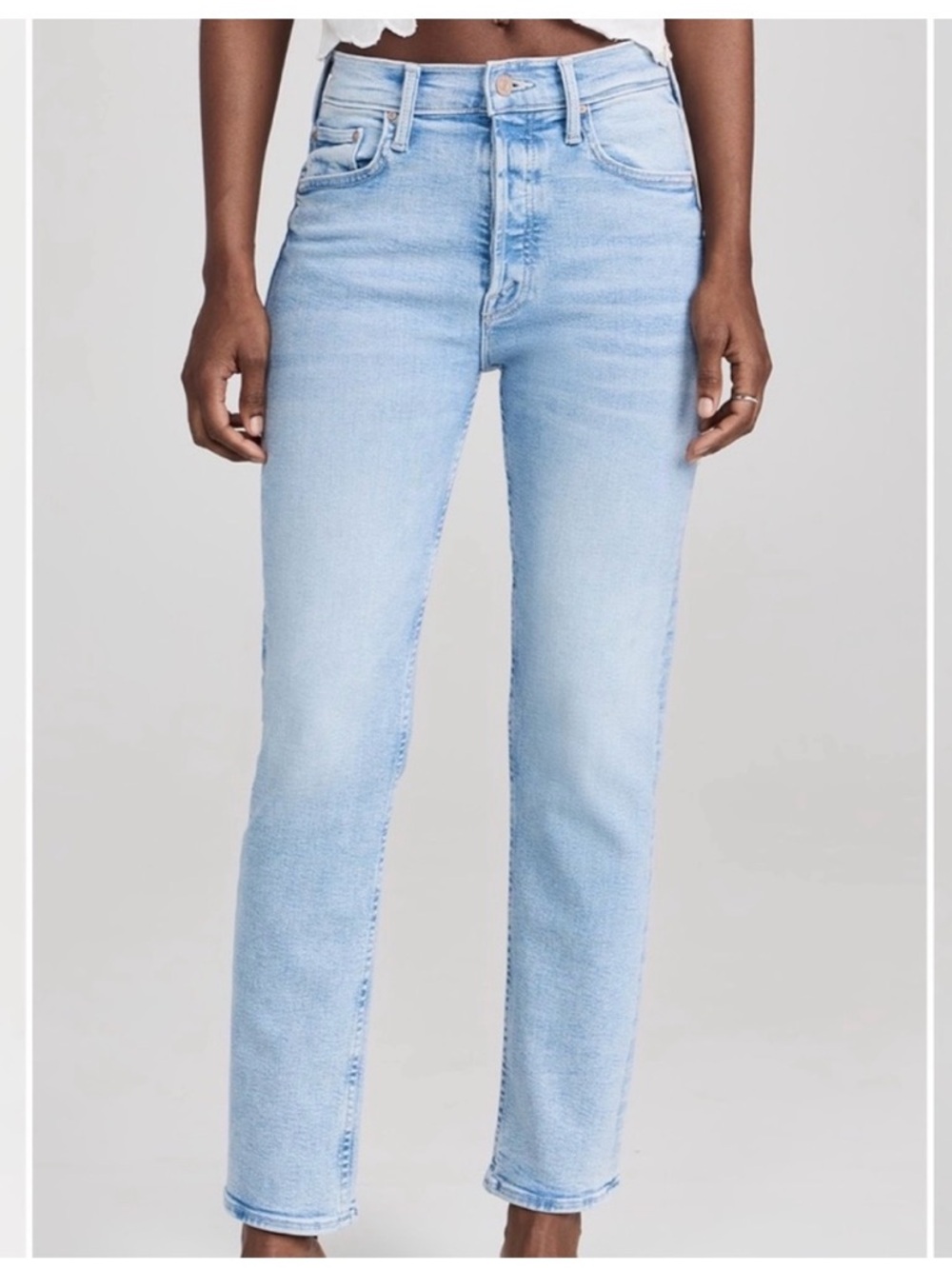 MOTHER The Tomcat Cropped Straight Jeans